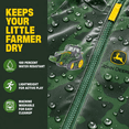 thumbnail image 5 of John Deere Toddler Boys' Hooded Zip-Up Rain Jacket Green Yellow Camo, 5 of 7