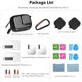 thumbnail image 7 of Accessories for Insta 360 Ace Pro 2, PU Portable Mini Carrying Bag Case, Lens Screen Protectors (6 Pack) Compatible with Insta360 Ace Pro 2, Rubber Lens Cap Cover for Insta 360 Action Camera, 7 of 7