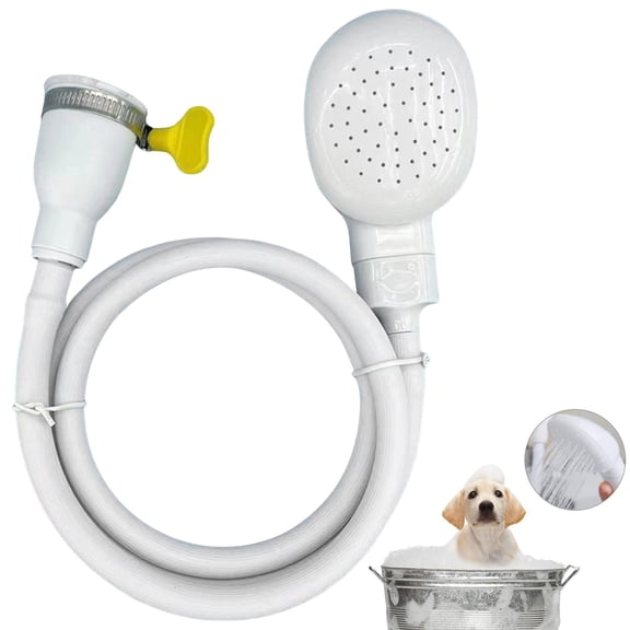 YLOHUIL Portable Shower, Shower Hose and Hose Attachment for Faucet made of PVC for Sink Hose Attachment for Faucet and Sink Sprayer