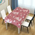 thumbnail image 4 of Yayeee Tablecloths 54" x 54" Rectangle Wrinkle Resistant Party Table Cover, Bunny Love Blooms, 4 of 8