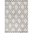 thumbnail image 6 of JONATHAN Y LONDON SHAG 8 x 10 Area Rug, Soller Diamond Trellis - Beige/Dark Gray, SHG103A-8, 6 of 10