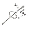 thumbnail image 4 of Limpiador de Desagües en Espiral, Limpiador de Tuberías, Espiral de Acero Flexible para Desagües, Removedor de Obstrucciones, para Tuberías de Baño, C Cuchilla multiusos, 4 of 9
