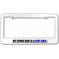 thumbnail image 1 of My Other Ride Is A Dirt Bike License Plate Tag Frame, Multiple Colors, 1 of 1