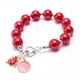 thumbnail image 4 of Pulsera de cuentas para niños con colgante de cola de pez de aleación Pulsera de perlas para niños de color sólido, 4 of 4