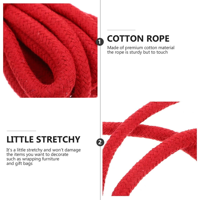 Homemaxs 2Pcs Multipurpose Protecting Ending Twisted Long Rope Cotton  Bandage Ropes 