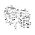 thumbnail image 4 of New Genuine Mopar Applique Fascia 2020-2023 OE 7BK02DX8AA, 4 of 10