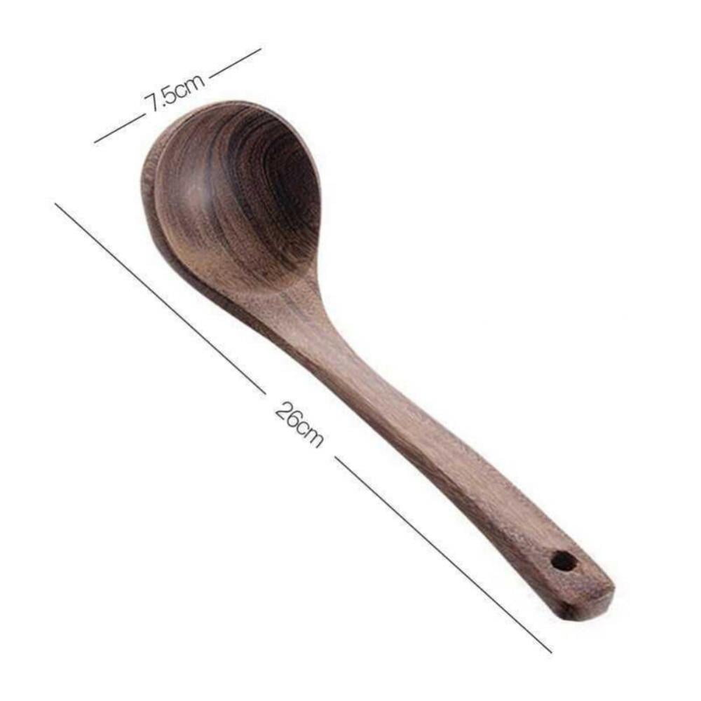 Spoon Wooden Rice Paddle Potato Spoons Accessories Cooking Kitchen Cookware C