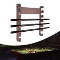 thumbnail image 4 of Wall Cue Shelf 6 Cues Holder,Horizontal Cue Rack Wall Mounted Cues Holder for Long Canes & Walking Sticks, 4 of 13
