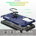 thumbnail image 3 of for Samsung A53 5G Case, Galaxy A53 5G Case with HD Screen Protector, [Military-Grade] Magnetic Ring Holder Kickstand Shockproof Protective Phone Case for Samsung Galaxy A53 5G, Blue, 3 of 14
