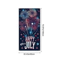 thumbnail image 3 of Linnome Independence Day Door Cover Hanging Cloth Background Cloth for Anniversary Celebration 70.9x35.4 Inch Multicolor#03, 3 of 6