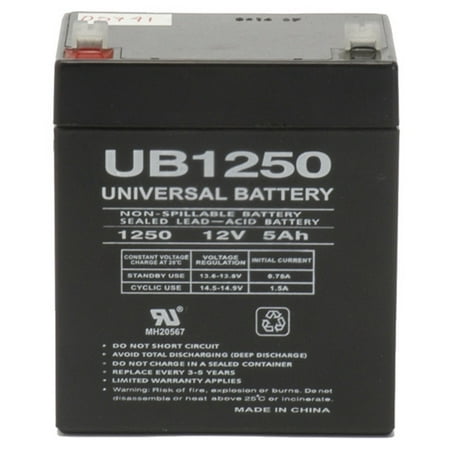 12V 5AH Sealed Lead Acid Battery for Ion Audio IPA56D Block