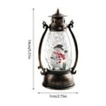 thumbnail image 2 of Steadline Christmas Snow Globe Handheld Snow Globe Lantern with LED Light Effect for Christmas Halloween Home Decor Bedside Night Light and Holiday Gift Presentation, 2 of 5