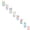 A*1+B*1+C*1+D*1+E*1+F*1+G*1+H*1, variant on 3D Cute Stickers Cartoon Summer swimming pool Stickers 3D Reusable Puffy for Scrapbooks Planner Journals Laptops Phone Case Decoration