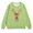 Green, variant on Girls Sweatshirt Kids Holiday Tree Print Pocket Crew Neck Long Sleeve Hoodless Top Black 3-4 Years
