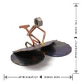 thumbnail image 3 of Roofer Handmade Metal Figurine Hand Welded Metal Art & Recycled Metal Sculptures - Unique Desk Accessories, Office Decor, & Roofer Gifts - Made in The USA, 3 of 7