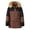 A01-Red, variant on Men's Cotton Padded Jacket Winter Casual Plus Size Color Block Fuzzy-Hood Warm Parka Button Zipper Cardigan Long Sleeve Overcoat with Pockets Beige XL