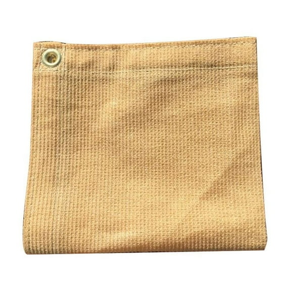 FJYW - TAN 12 x 14 - 90% Premium Shade Cloth, Shade Sail, Sun Shade