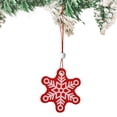 thumbnail image 4 of Qocolhg Wooden Christmas Tree Hanging Ornaments Xmas Tree Elk Star Shape Hanging Tag Christmas Gifts Tags Decor for Snowman Christmas Crafts Decor Little Props, 4 of 5