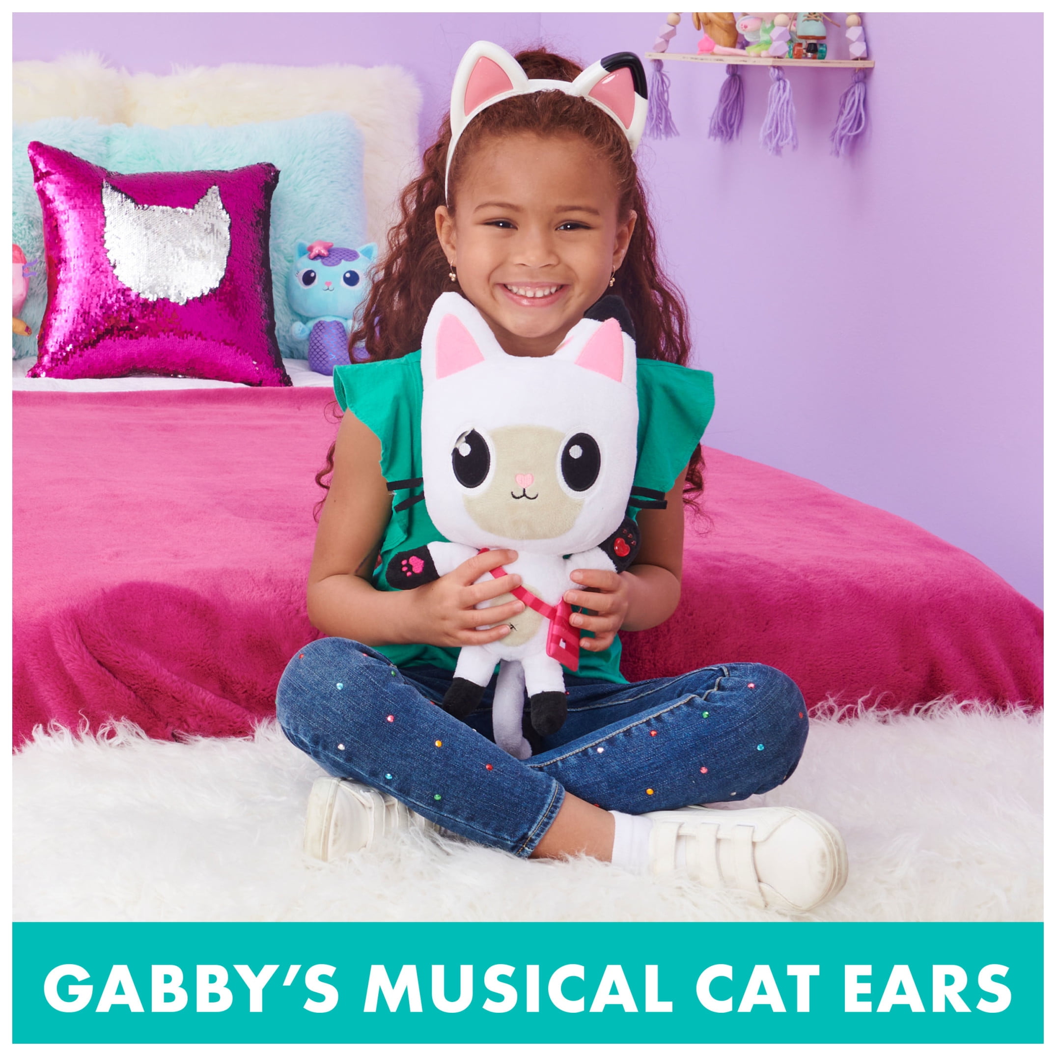 Gabby’s Dollhouse, Musical Ears for Ages 3 and up (4 x LR44 Batteries Included, Multipack Quantity 1)