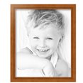 thumbnail image 2 of ArtToFrames 14" x 17" Honey Picture Frame, 14x17 inch Brown Wood Poster Frame (WOM-4097), Pack, 2 of 8
