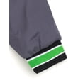 thumbnail image 6 of Minecraft Big Boys' Varsity Bomber Jacket Charcoal Gray Green, 6 of 8