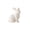 White, variant on Pink Pink Easter Bunny Sculpture Ceramic Block Rabbit Crafts Home Decoration Easter Mood Decorations