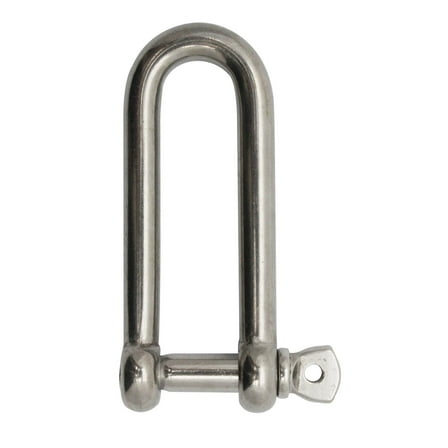Extreme Max 3006.8209 BoatTector Stainless Steel Long D Shackle - 1/2"