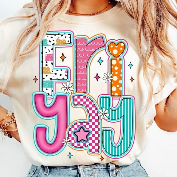 Happy Fri-yay T-Shirt, Funny Friday Weekend Shirt, Teacher Appreciation Shirt, Gifts for Teacher Shirt, Back to School Shirt