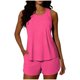 thumbnail image 1 of Conjunto de Bikini de Cintura Alta para las Mujeres Color Sólido sin Espalda Top de Hombro con la Parte Inferior de Corte Alto, Conjunto de Bikini de Corte Alto para las Mujeres, 1 of 9