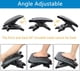 thumbnail image 4 of Reposapiés de Escritorio, Reposapiés Ergonómico, Respaldo y Cuerpo, Ajustable en 3 Alturas para Debajo Del Escritorio, con Superficie de Masaje 44×33×10.5cm, 4 of 9