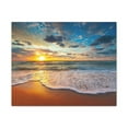 thumbnail image 4 of Beach Sunrise Tropical Sea Ocean Canvas Wall Art for Home Decor Ready-to-Hang, 4 of 18