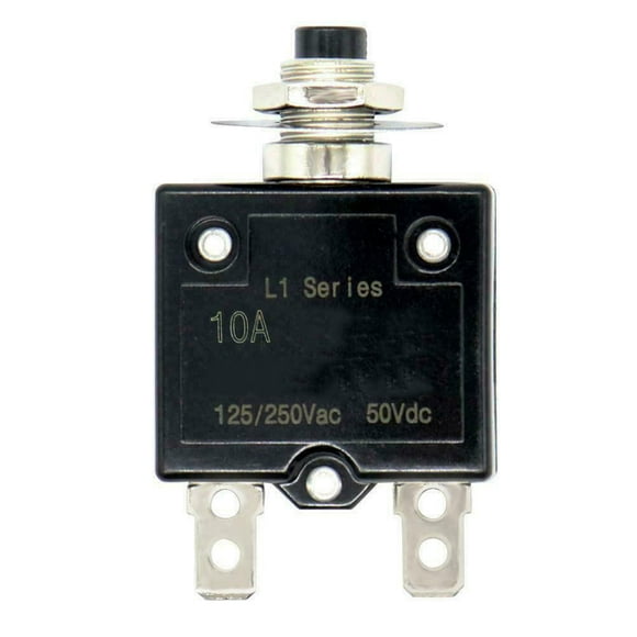 1 Pce Protecteur de Surcharge 50Vdc 125-250V Bouton de Réinitialisation Manuelle Moteur Protecteur 5-30A 10A Mingyqi