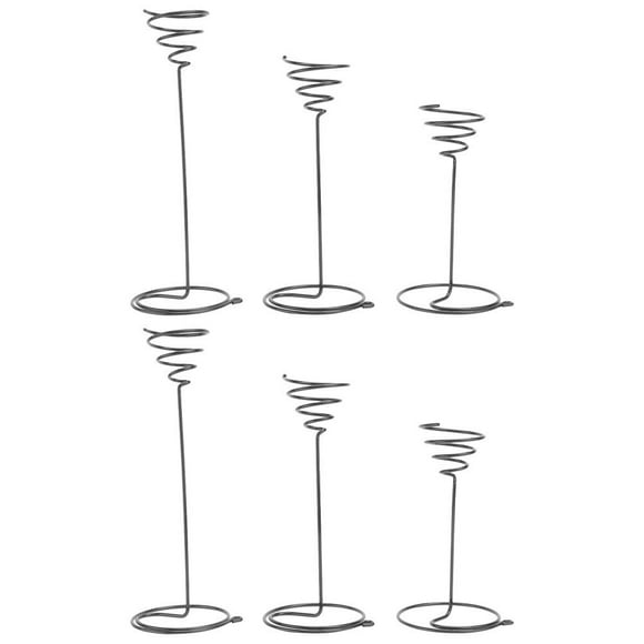 MasteelfCA 6pcs Stainless Steel Plant Racks Air Plant Holder Air Plant Display Stand Tabletop Planter