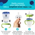 thumbnail image 2 of Straw Transition Cup Kit for Comotomo Baby Bottles | Conversion Kit Fits 5 Ounce and 8, 2 of 5
