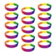 thumbnail image 5 of 15 pulseras de silicona unisex, pulseras de goma, pulseras de silicona impermeables Arco iris, 5 of 9