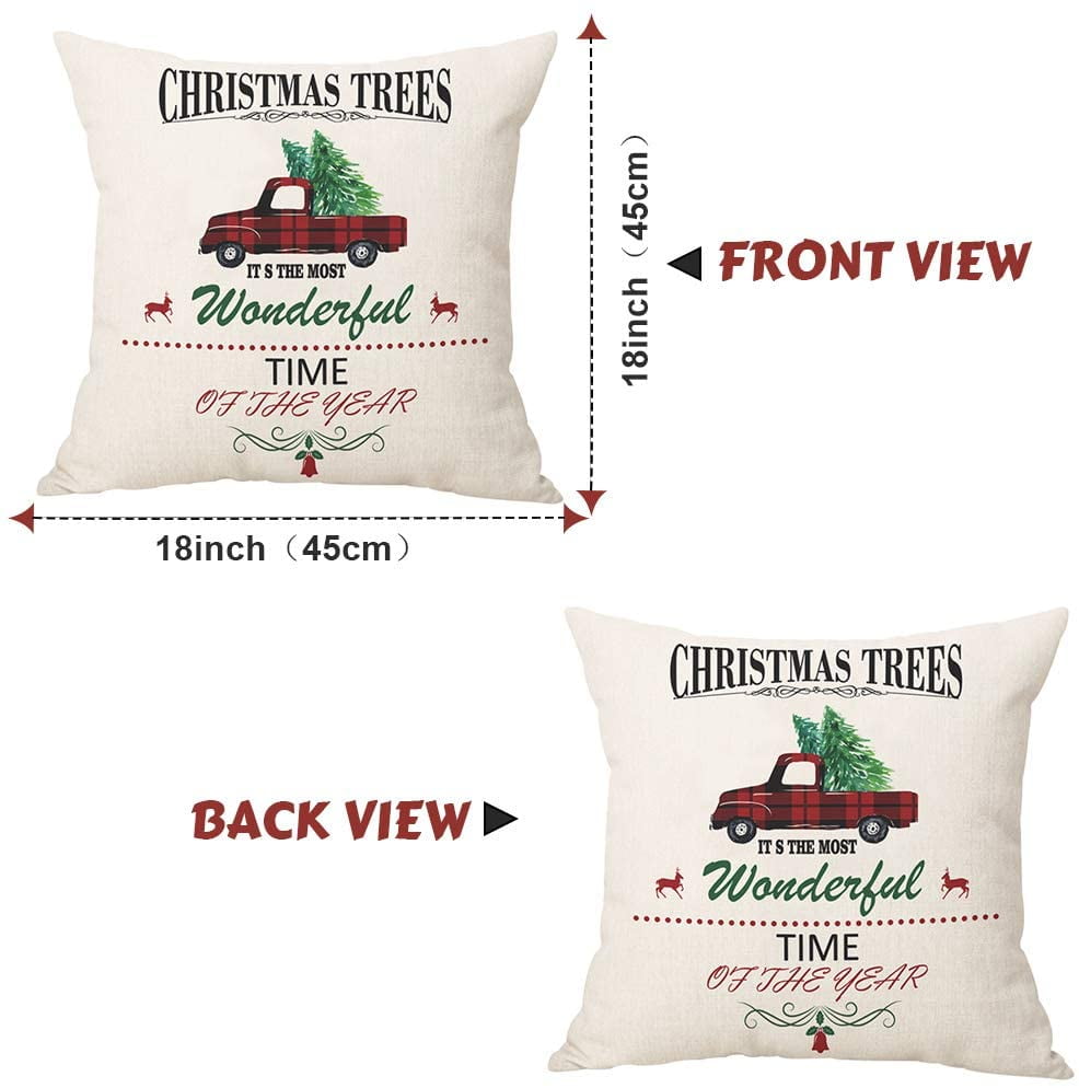 farmhouse christmas pillows