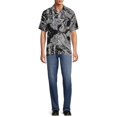 thumbnail image 5 of No Boundaries Men's and Big Men's Rayon Shirt with Short Sleeves, 5 of 5
