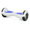 8inch UL2272 Bluetooth Control Smart Two Wheel Self Balance Electric Scooter white+blue APP