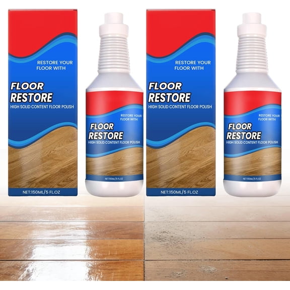 Floor Surface Cleaner, Wood Laminate Vinyl Tile Shine Aid, 2pc