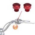 thumbnail image 2 of Unique Bargains 2pcs Universal M10x1.25 Motorcycle Left Side Mirror Hole Plugs Rearview Mirrors Caps Screws Red, 2 of 7