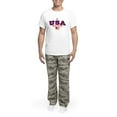 thumbnail image 5 of CafePress - USA American Soccer Men's Light Pajamas - Men's Light Loose Fit Cotton Pajama Set, 5 of 7