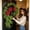 C, variant on QuanTara Double-Sided Bohemian Door Hanging, Spring/Summer Garland with Linen Bow and Green Leaves, Front Porch Decor, Hanging Wreath for Home Entryway
