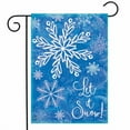 thumbnail image 2 of Briarwood Lane Glistening Snowflakes Winter Garden Flag, 2 of 4