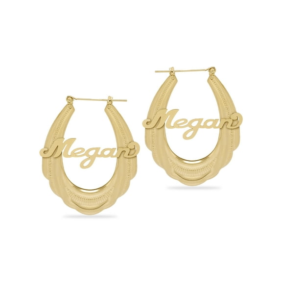 Personalized Script Name Earrings