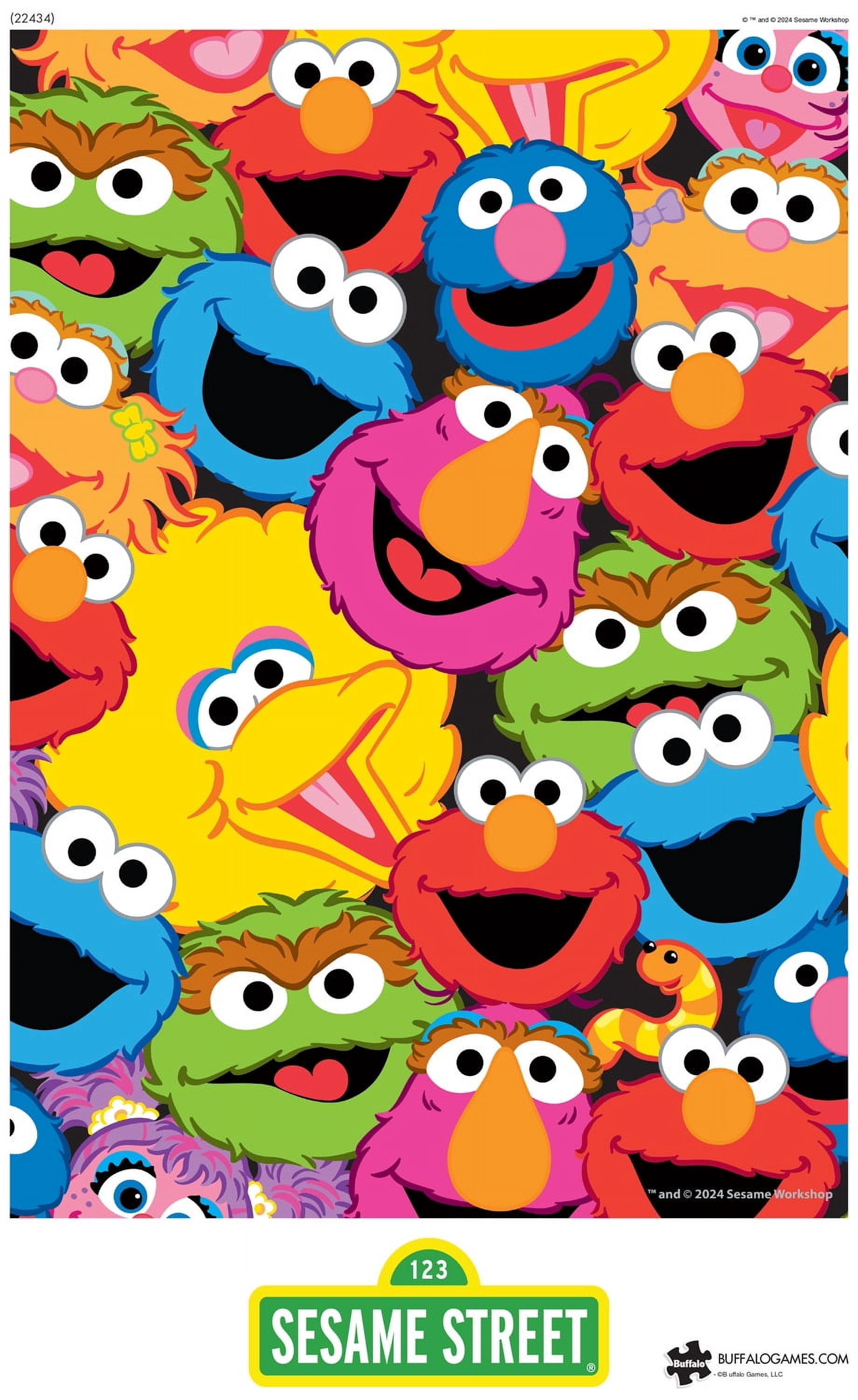Buffalo Games Sesame Favorites 300-Piece 21.25 x 15-Inch Interlocking Jigsaw Puzzle for Adults Ages 14+