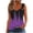 Purple, variant on fatyb Tank Top for Women Fashion Printed Sleeveless Tshirts Casual Loose Summer Ladies Tunic Blouses
