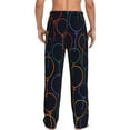 thumbnail image 3 of Balery Colorful Balloons print Men's Pajama Pants,Ultra Lightweight Pjs,Lounge Pant-Small, 3 of 9