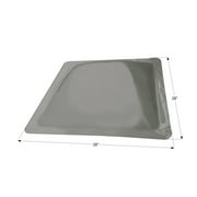 Icon 12840 5 in. Heigh Bubble Type Dome Skylight for Sl2424S, Smoke