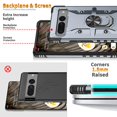 thumbnail image 3 of Shockproof Magnetic With Ring Holder Cover Case compatible Google Pixel 7 Pro Cheap and fine, 3 of 5