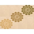 thumbnail image 1 of Ahgly Company Tapis Rectangulaire Lavable en Machine Intérieur Transitionnel Jaune, 2 Pieds x 5 Pieds, 1 of 7